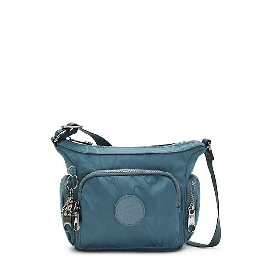 Bolsos Cruzados Kipling Gabbie Mini Printed Azul Marino Grises | MX 1125JP